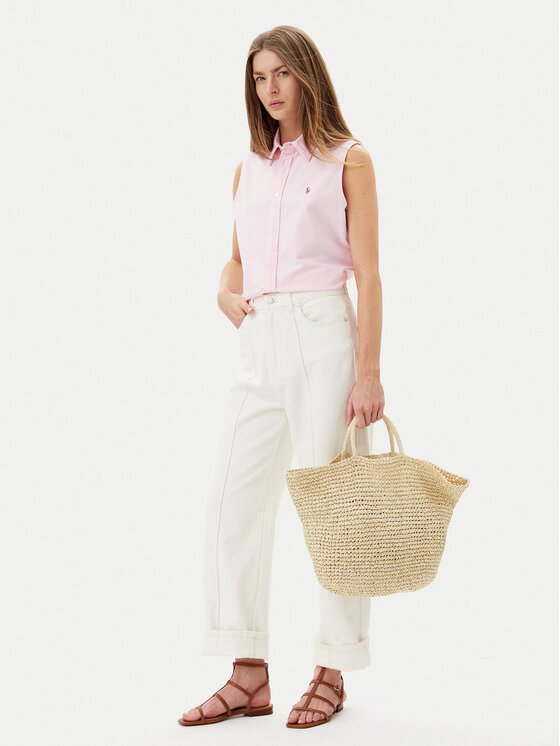 Рубашка классического кроя 211968896003 Polo Ralph Lauren, розовый — фото 2