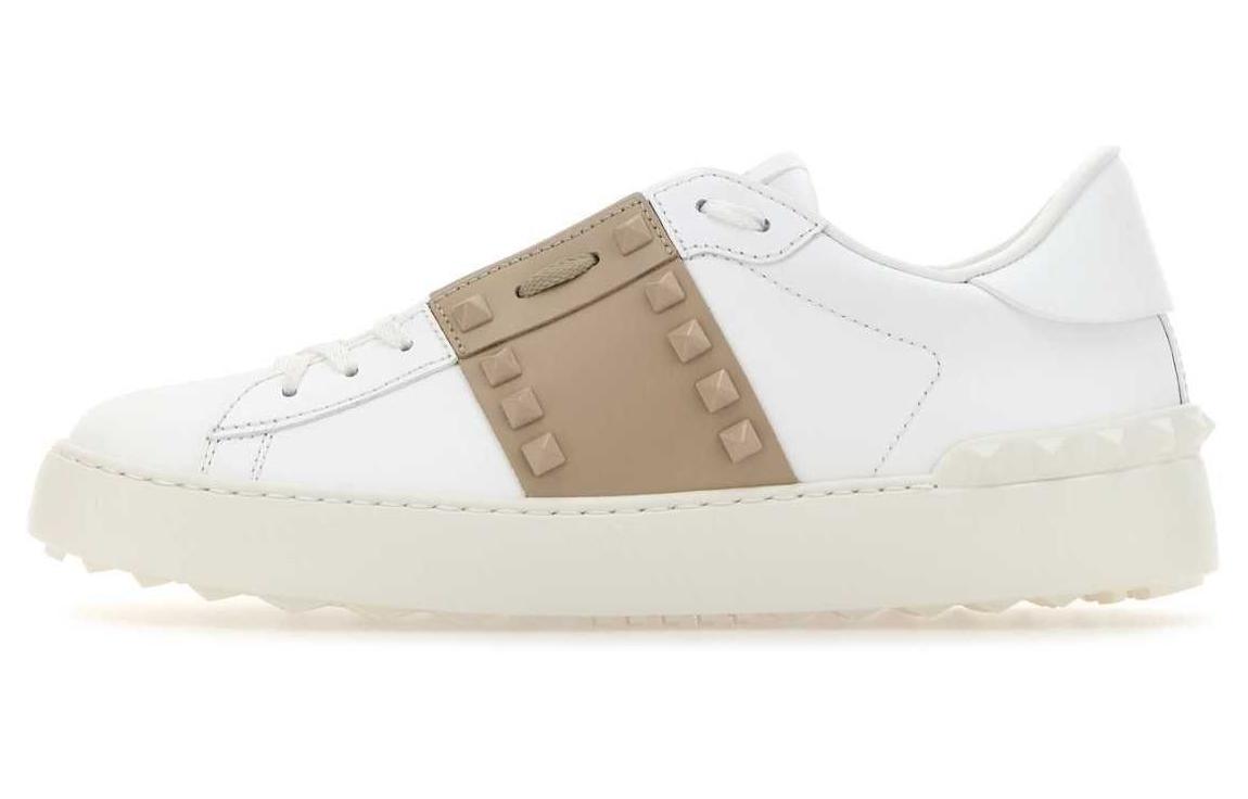 Женские кеды Garavani Rockstud Untitled Low Top Valentino белые