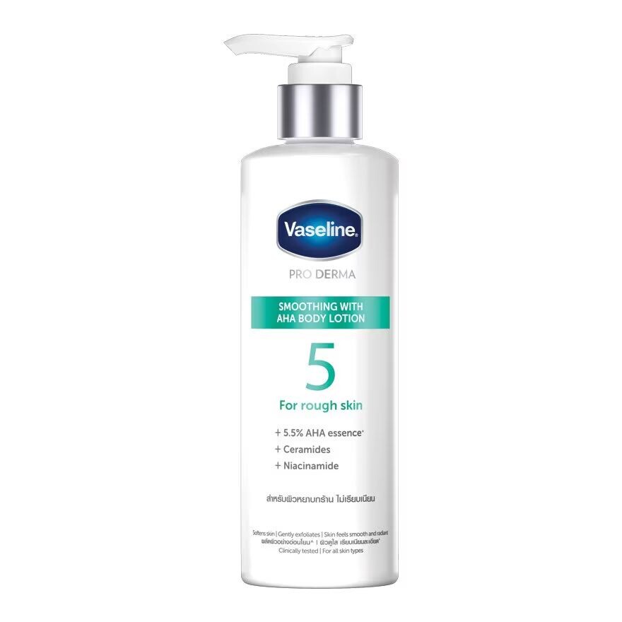 

Vaseline Pro Derma Разглаживающий лосьон для тела с AHA 5 250 мл, Green