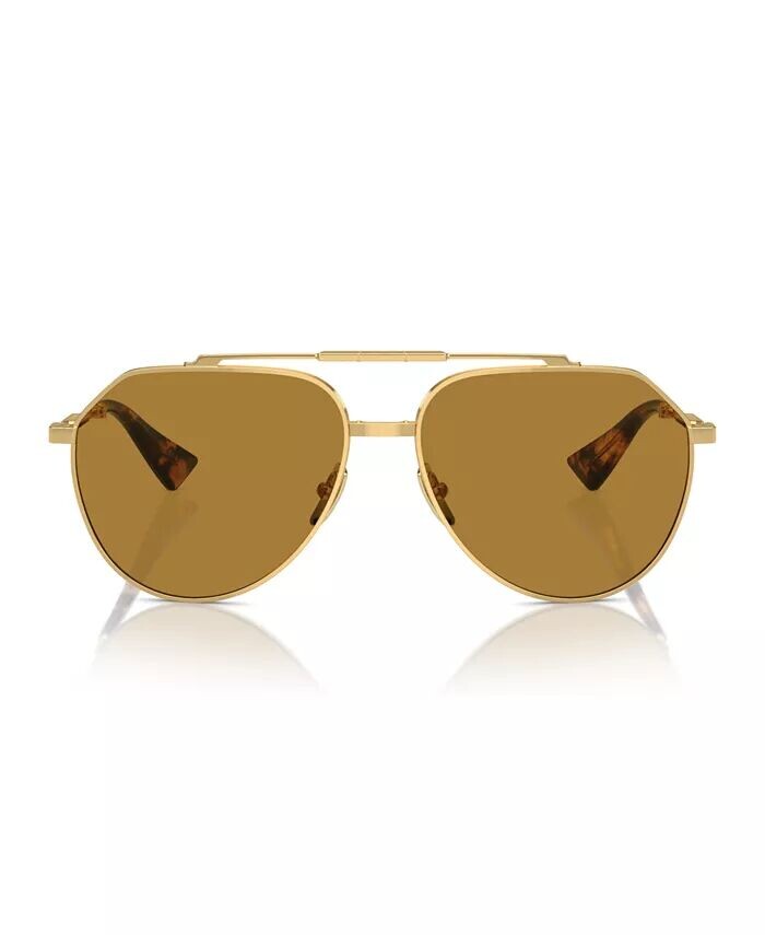Мужские солнцезащитные очки, Dg2302 Dolce&Gabbana, золото — фото 4