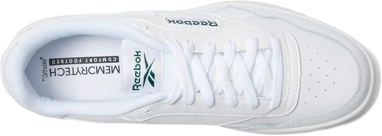 

Мужские кроссовки Reebok Court Advance - повседневные теннисные туфли, размеры с 6 по 15, белый/зеленый