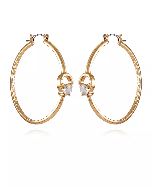 

Толстые серьги-кольца золотистого оттенка T Tahari, gold