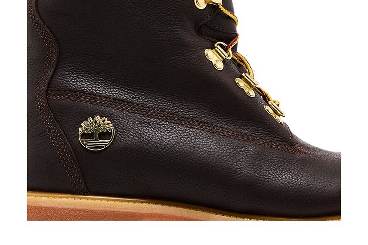 Мужские ботинки Timberland Super Boot высокие из зернистой кожи, коричневый — фото 2
