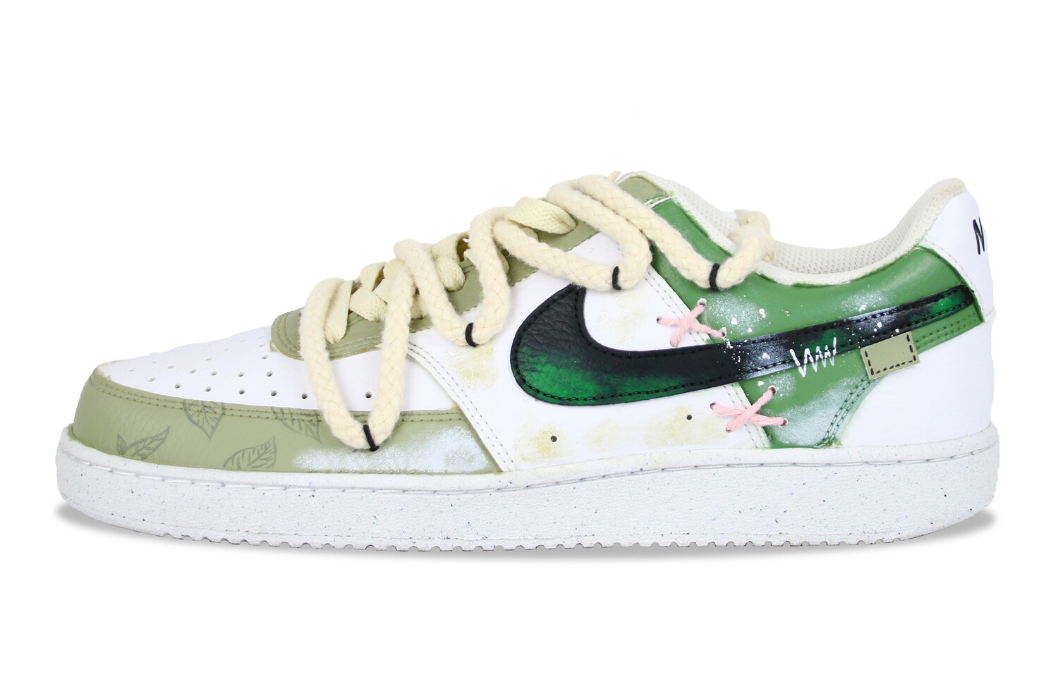 

Кроссовки Nike Court Vision 1 Skateboarding Shoes Men Low-top Green, зеленый
