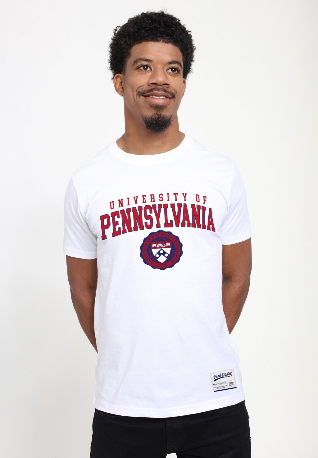 

Футболка с принтом PARK FIELDS UNIVERSITY OF PENNSYLVANIA Henry Tiger, белый
