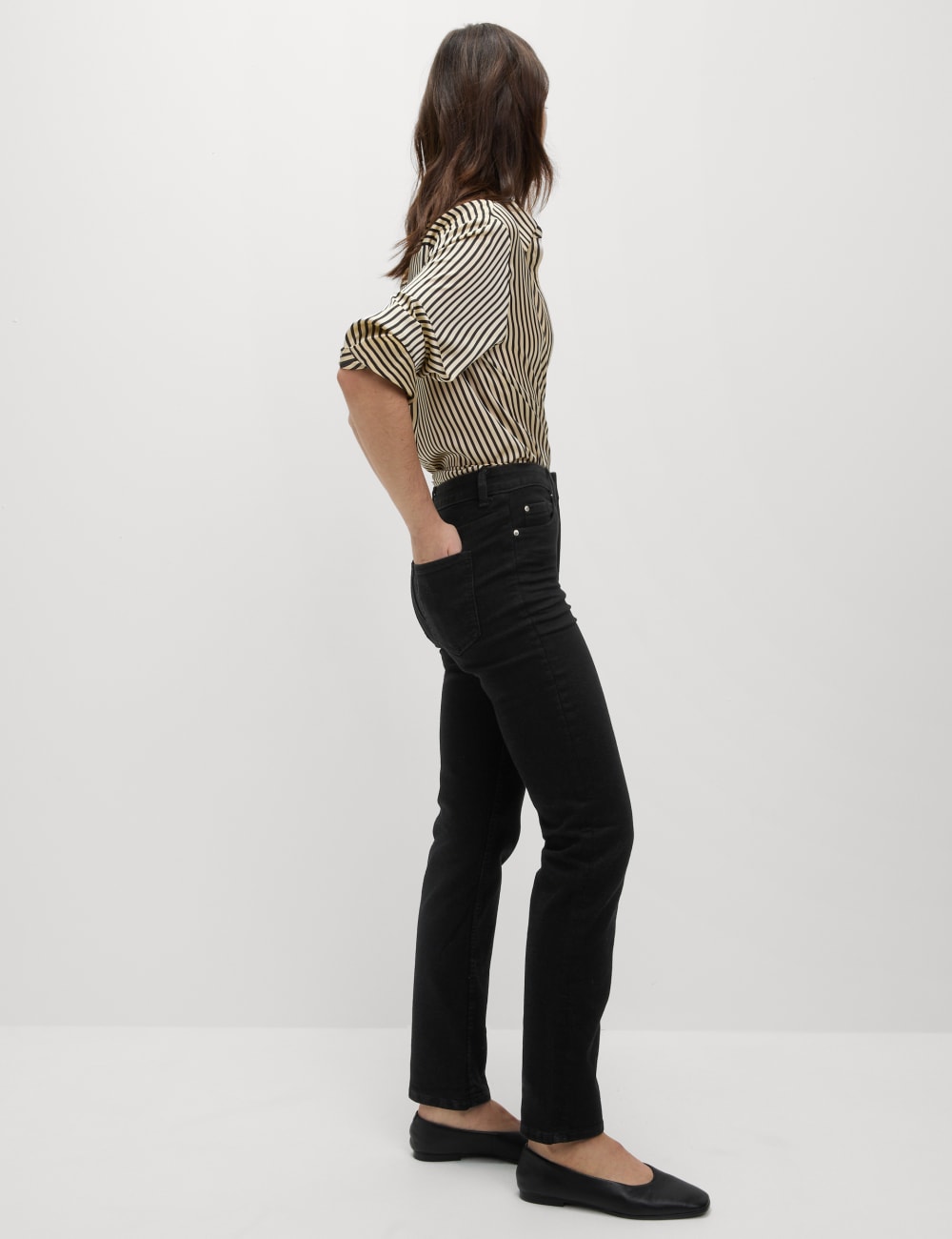 

Джинсы прямого кроя Sienna Marks & Spencer, черный