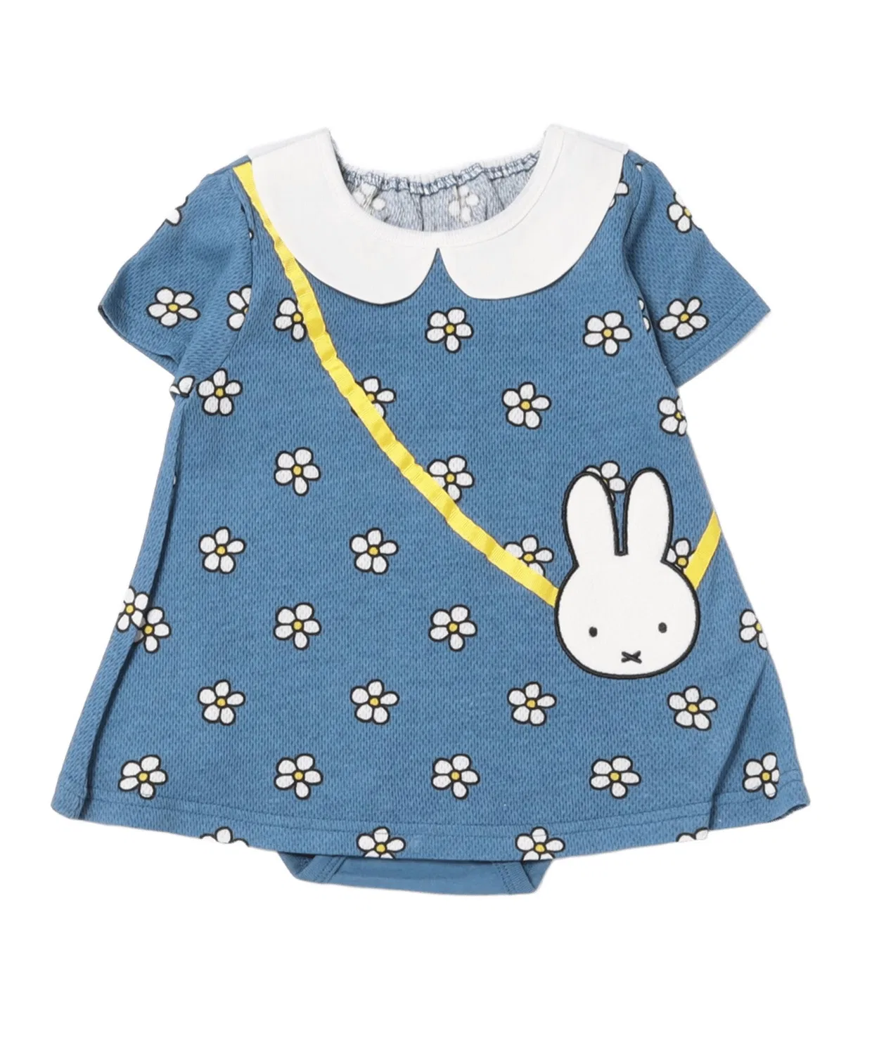 Ромпер Miffy с цветочным узором, хлопок, розовый — фото 2