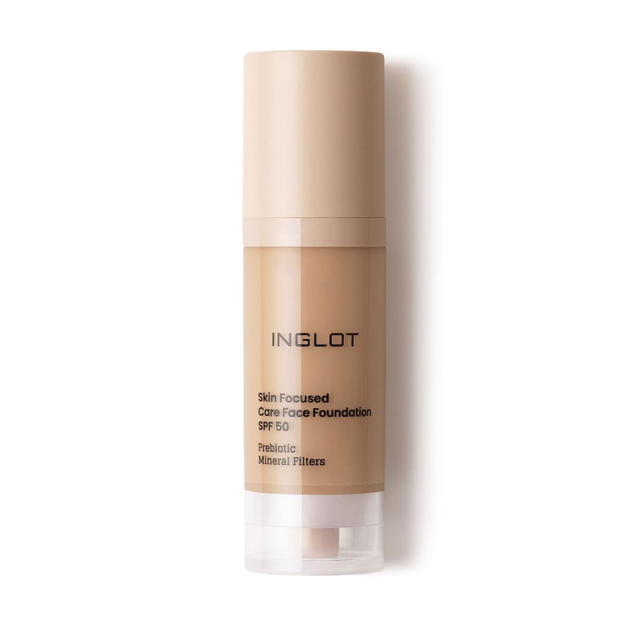 

Inglot, Skin Focused Care Foundation Spf 50, Medium Apricot 309, 30 мл