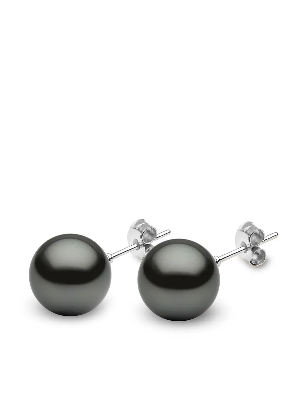 

Серьги-гвоздики Classic из белого золота с жемчугом Yoko London, серебяный