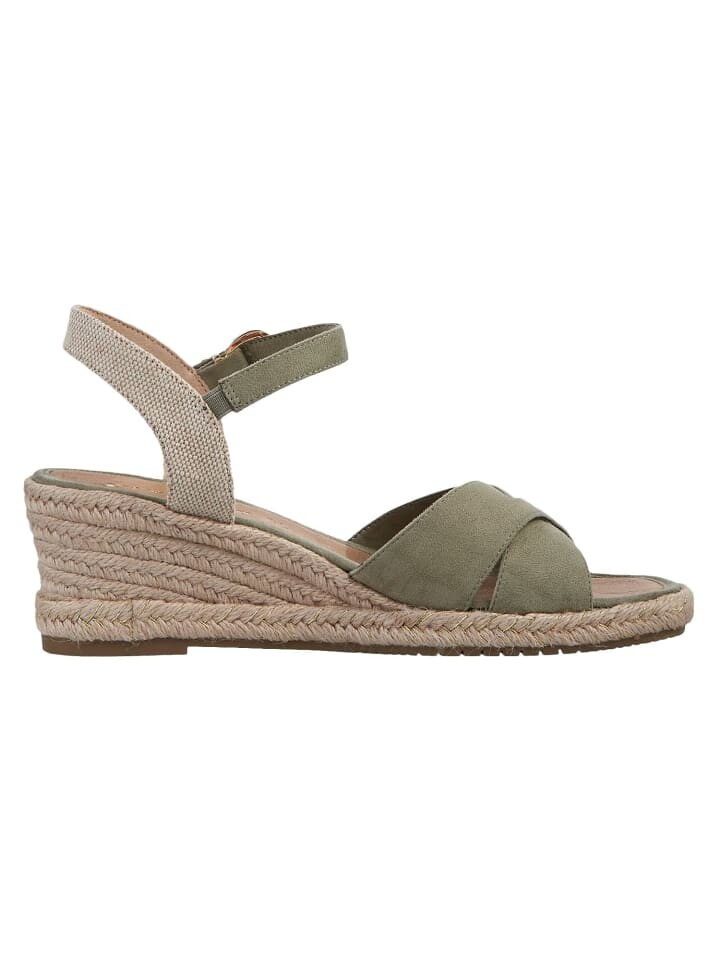 Сандалии на плоской подошве Tamaris Sandalette, цвет pistacchio — фото 3