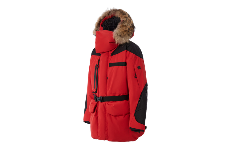 

Пуховик Unisex Hooded Thickened KOLON SPORT, красный rd