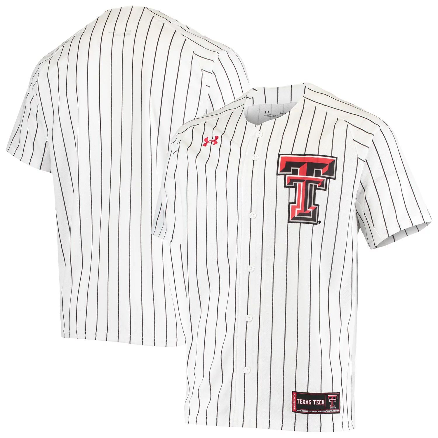 

Мужская белая бейсбольная майка Texas Tech Red Raiders Replica Performance Under Armour, Белый, Мужская белая бейсбольная майка Texas Tech Red Raiders Replica Performance Under Armour