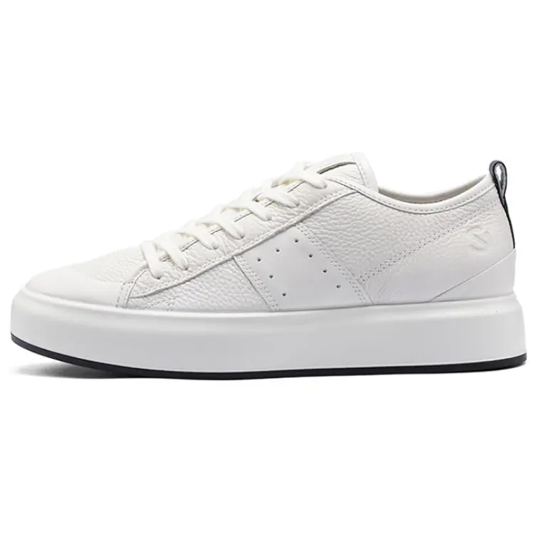 

Кроссовки ecco Skateboarding Shoes Men Low-top White, белый