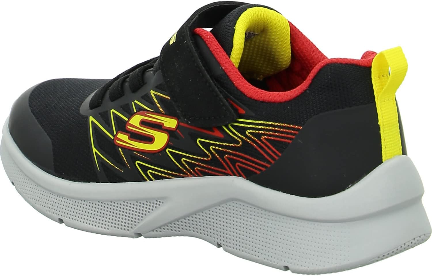 Кроссовки Skechers Boys Microspec - Texlor, черный/красный — фото 2
