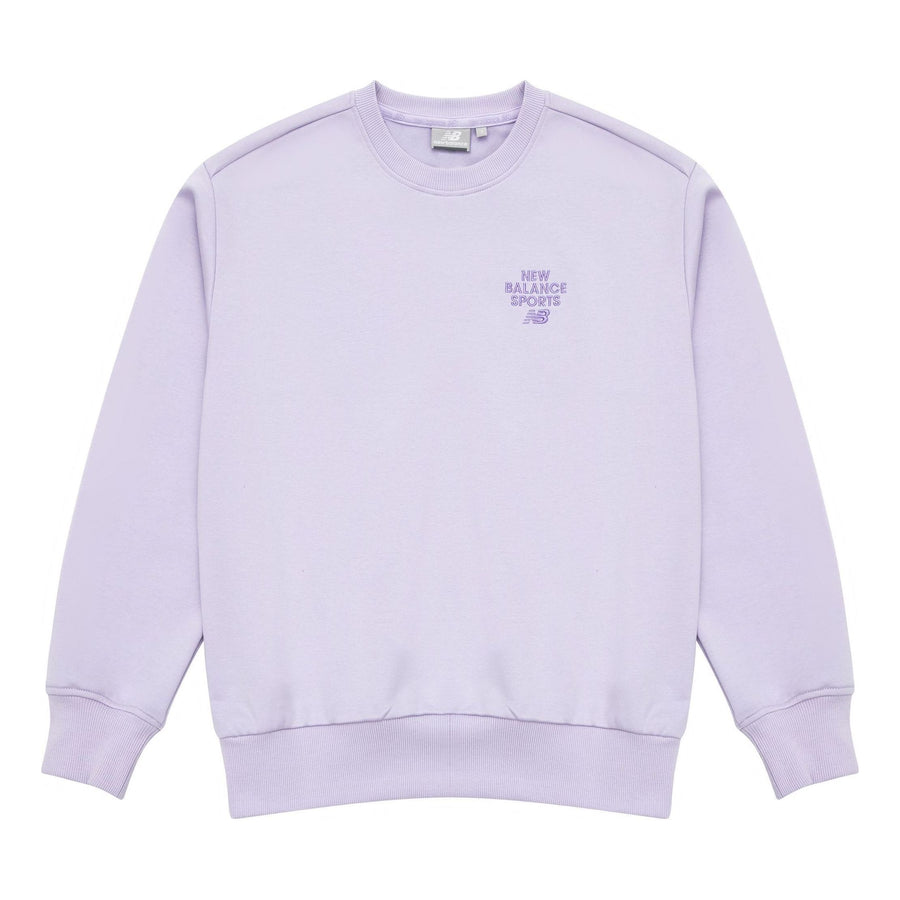 

Свитер New Balance Logo Print Pullover 'Purple', фиолетовый