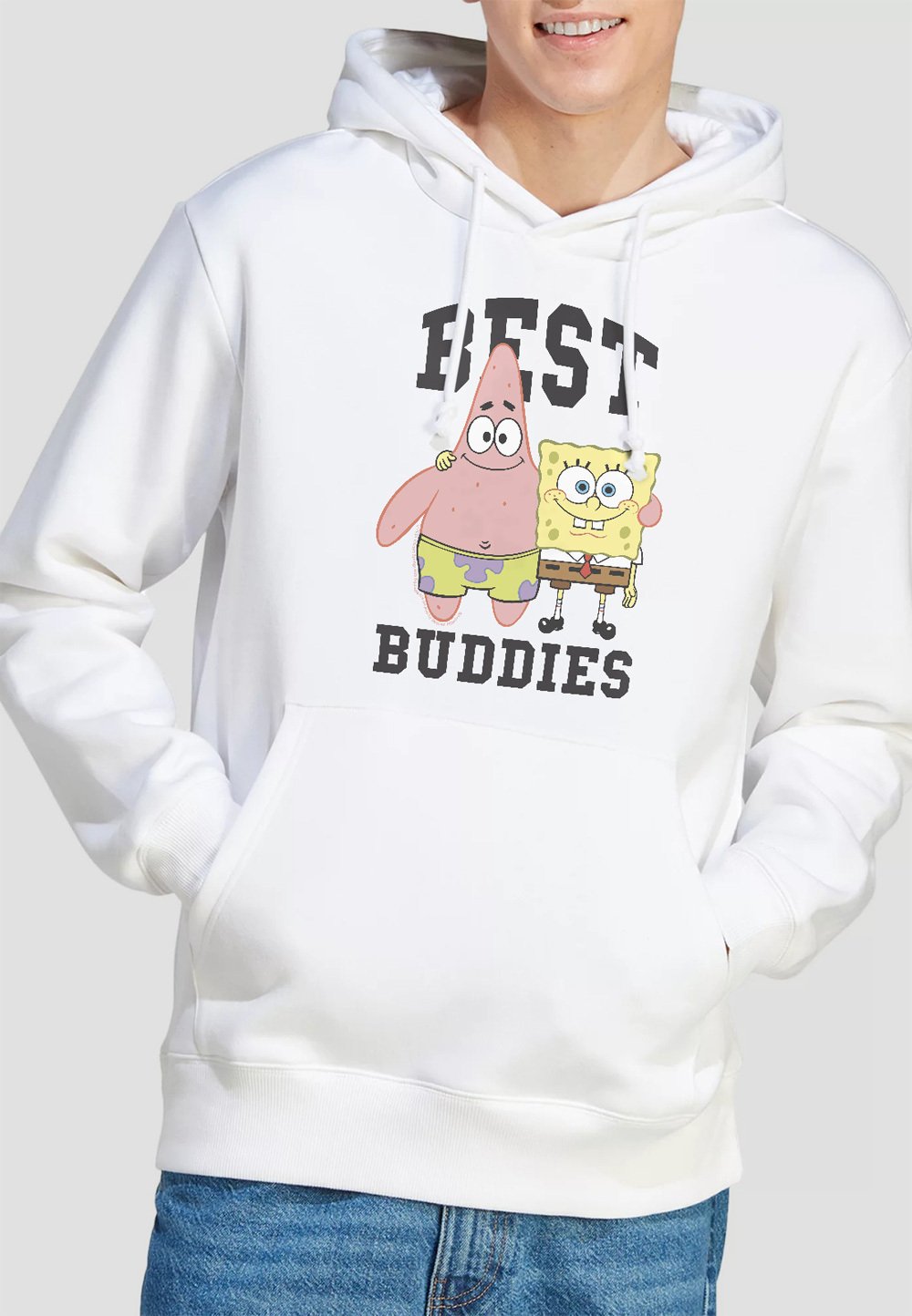 

Толстовка SPONGEBOB SQUAREPANTS AND PATRICK BEST BUDDIES Cotton Soul, белый