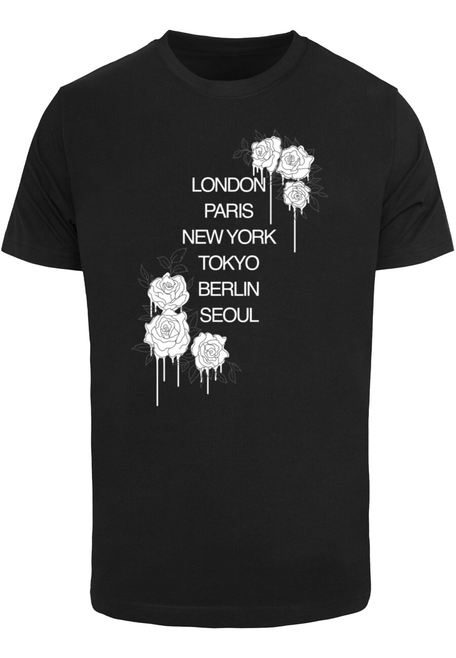 

Рубашка Mister Tee City Roses, черный