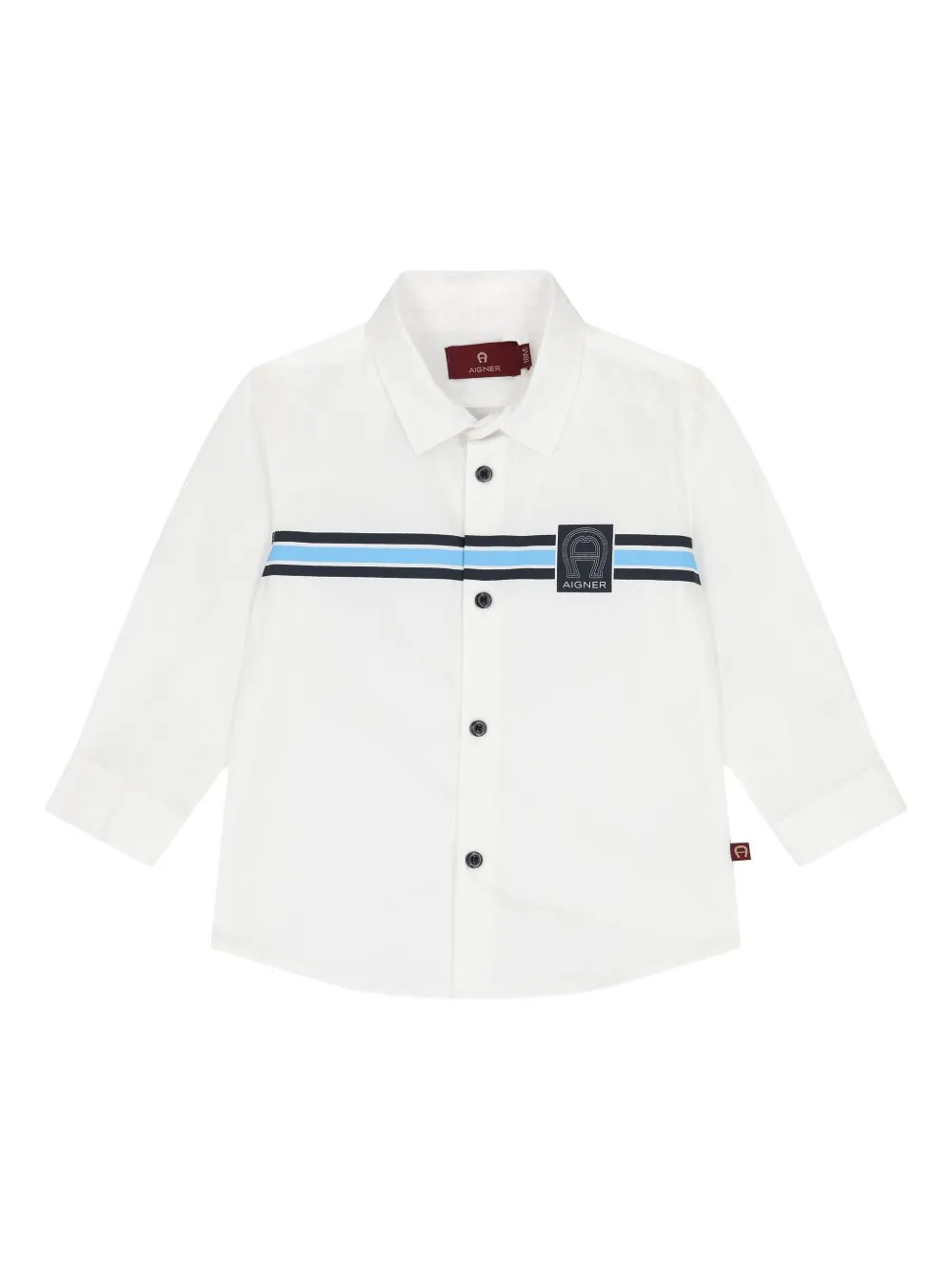 

Рубашка с логотипом Aigner Kids, белый