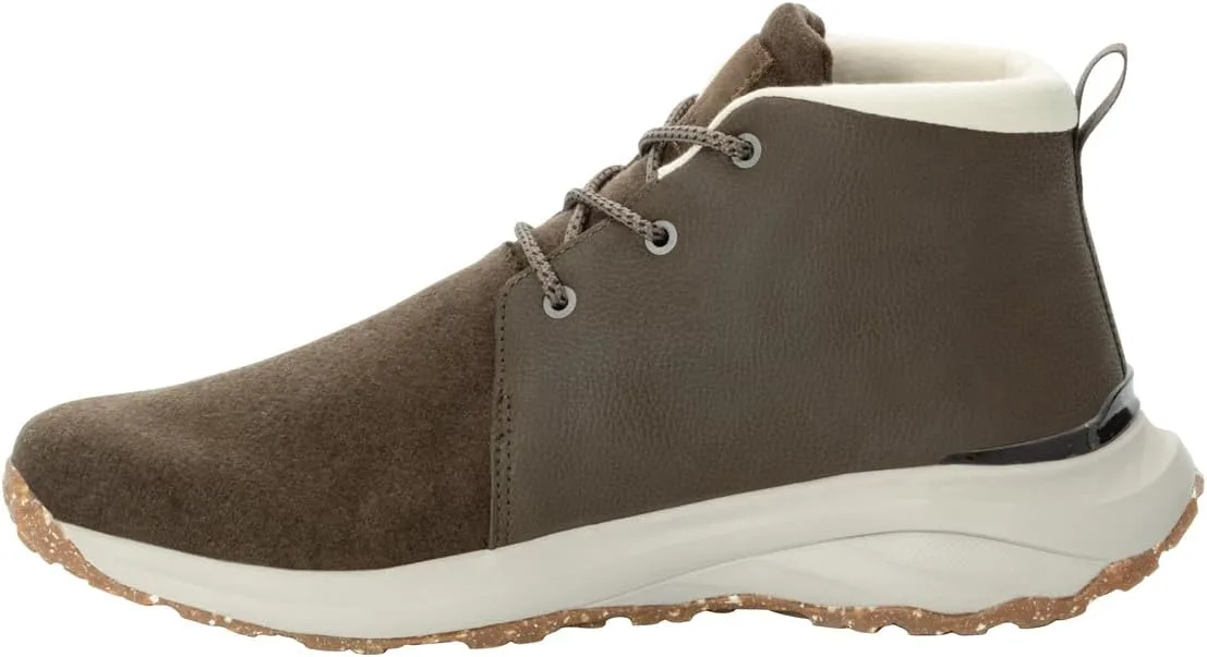 Мужские кроссовки Jack Wolfskin Campfire Chakka Mid M, кофейный — фото 2