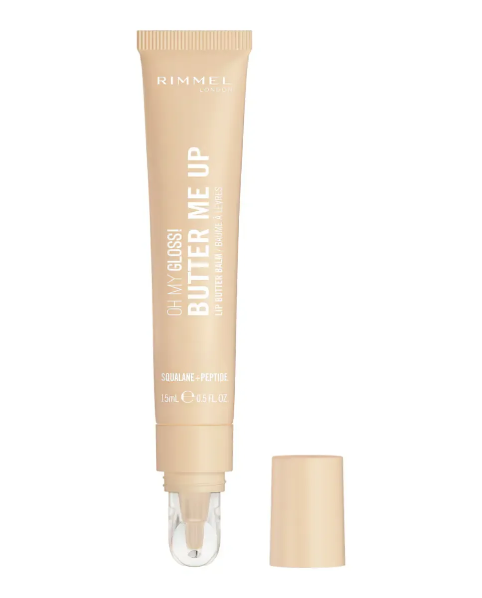 Блеск для губ Oh My Gloss Butter Me Up Lip Care London Rimmel, 000 Vanilla Frost — фото 2