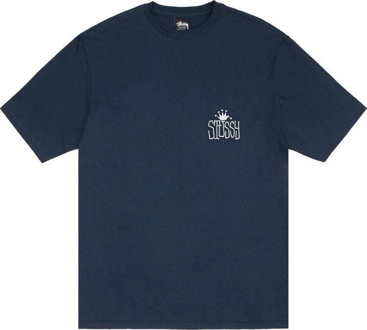 

Футболка Stussy Crown International 'Navy', синий