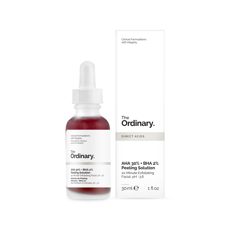 

Скраб для лица aha 30% + bha 2% peeling solution The Ordinary, 30 мл