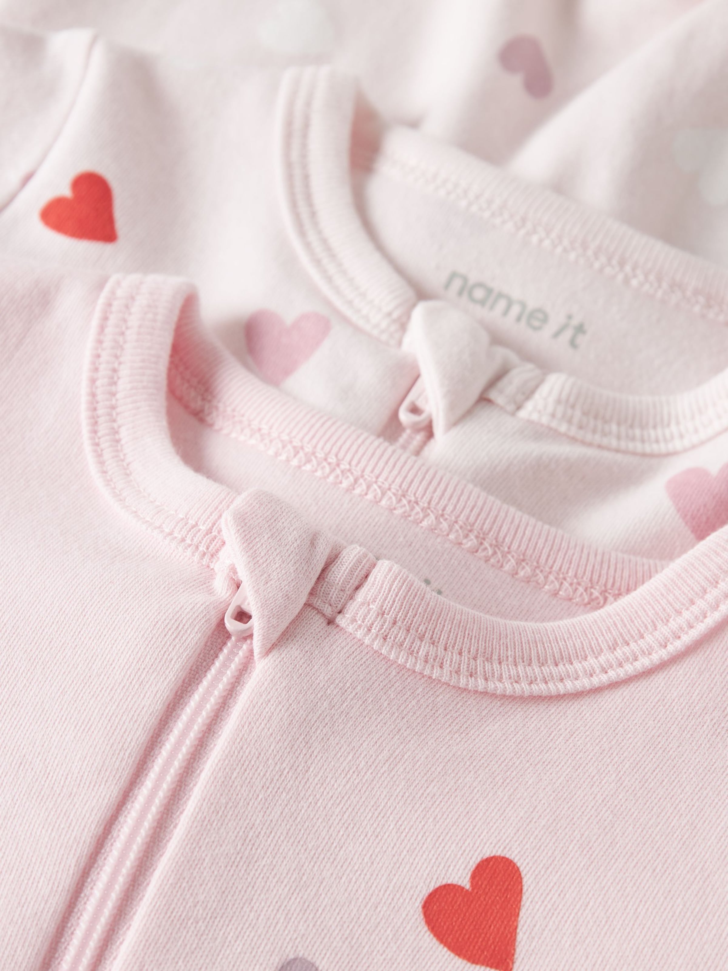 NAME IT Пижама в цвете Rose, Pastel Pink, White — фото 4