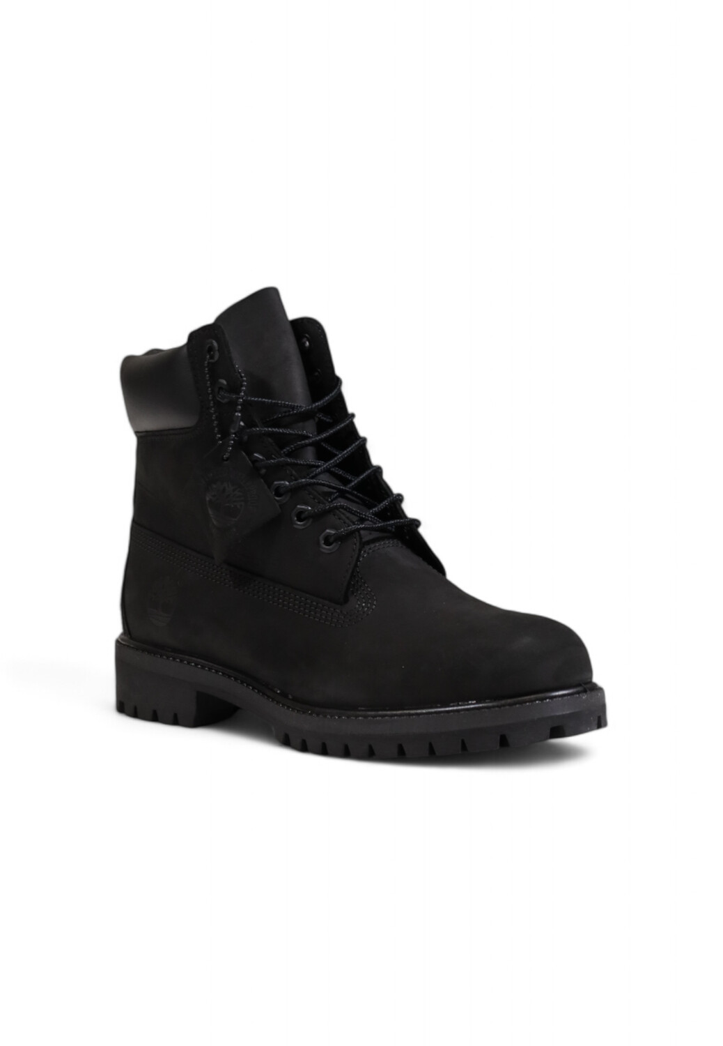 Мужские ботинки Timberland кожаные на шнуровке, черный — фото 2