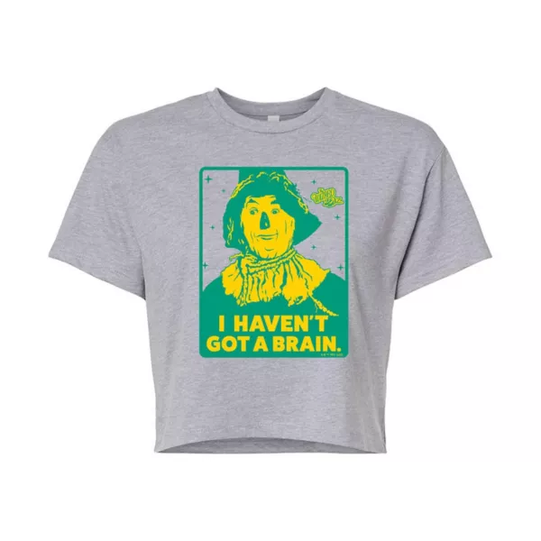 

Детская укороченная футболка "Волшебник страны Оз" без принта на спине Licensed Character, серый