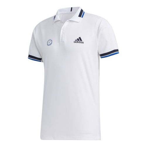 

Футболка adidas HTRDY PL1 SL Tennis Sports POLO Shirt Men White, белый