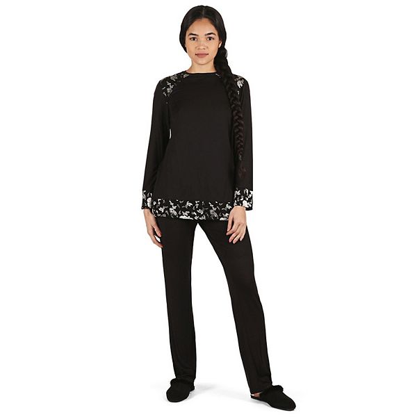 

Женский пижамный комплект с цветочным принтом Memoi