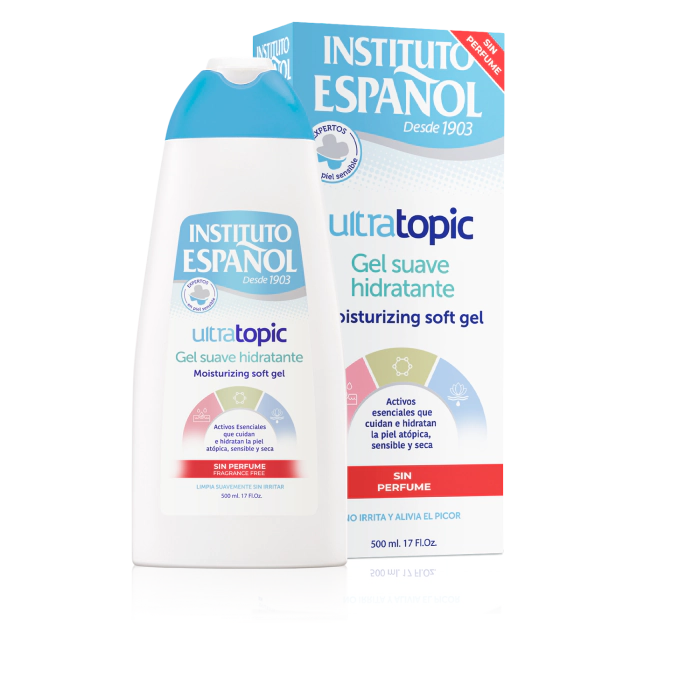

Гель для душа ultratopic gel suave hidratante Instituto Español, объем 500 мл