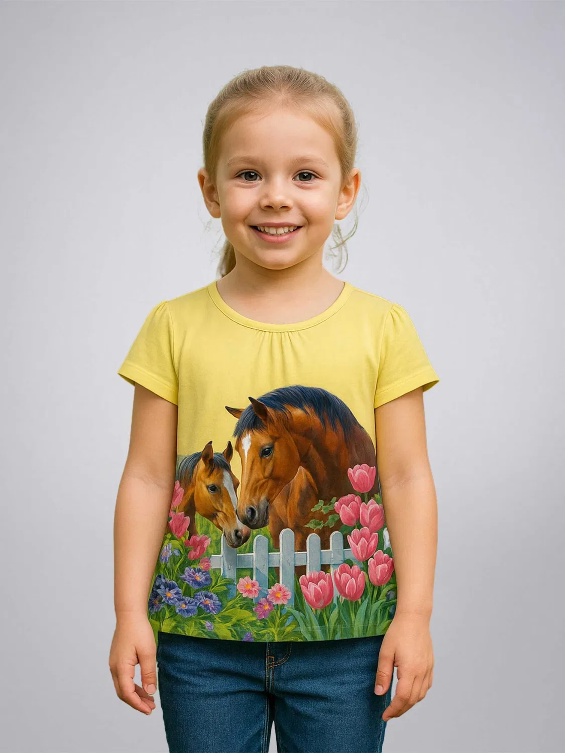 Футболка 'Leafletic Girls T-shirt' Leafletic, Yellow — фото 2