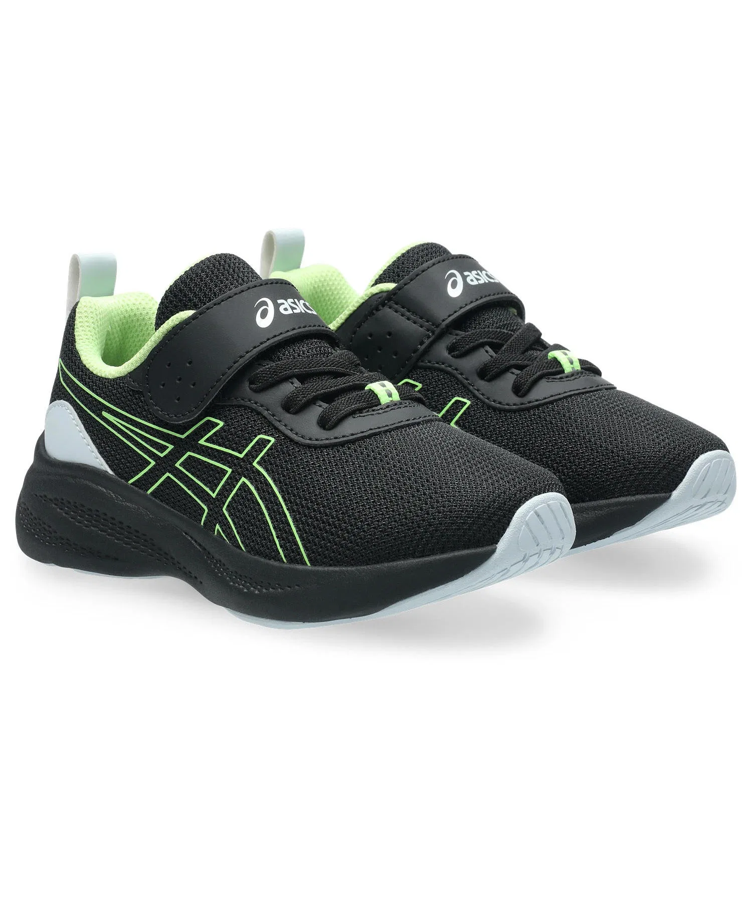 Детские кроссовки LAZERBEAM MP-MG-PS ASICS чёрные с зелёным