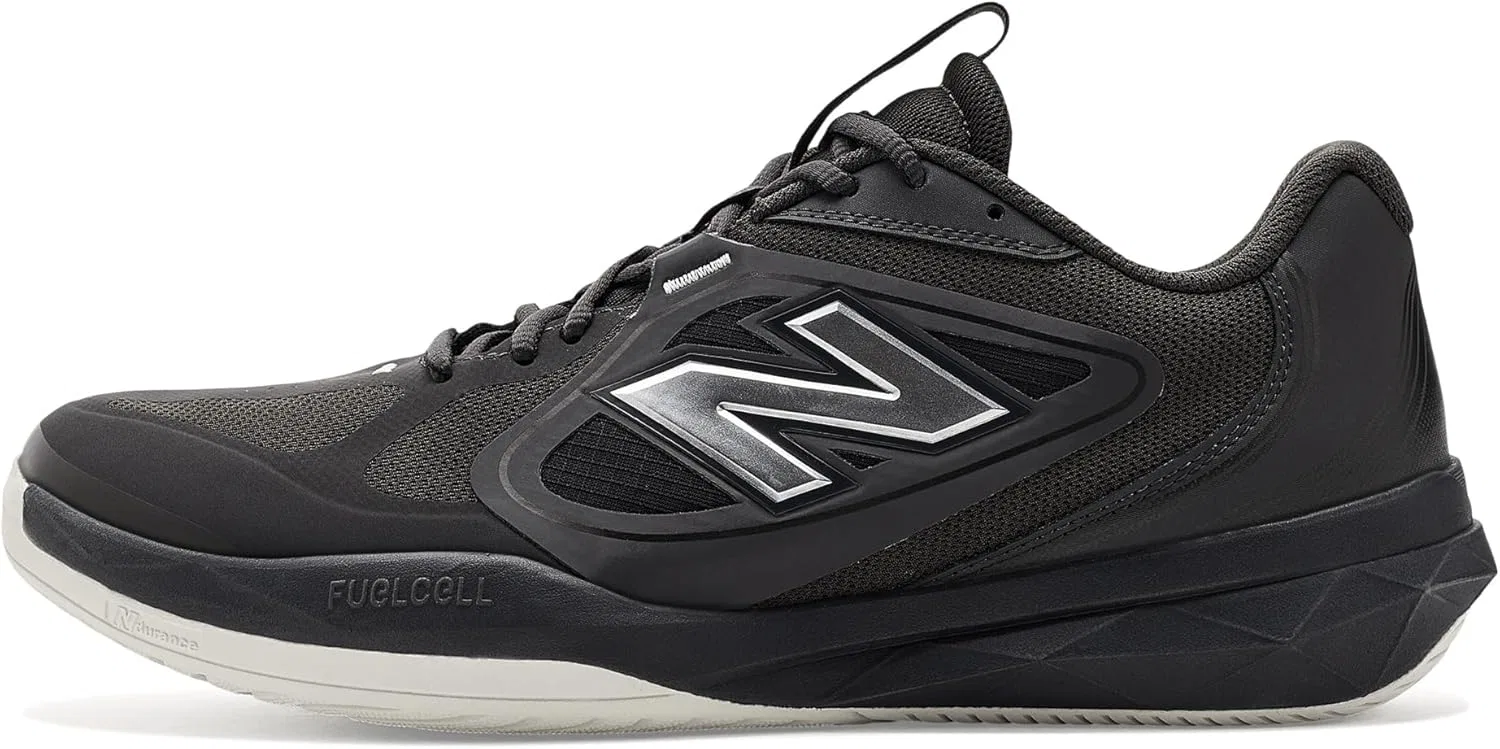 Мужские теннисные кроссовки New Balance FuelCell 796 V5, Faded Black/Reflection — фото 4
