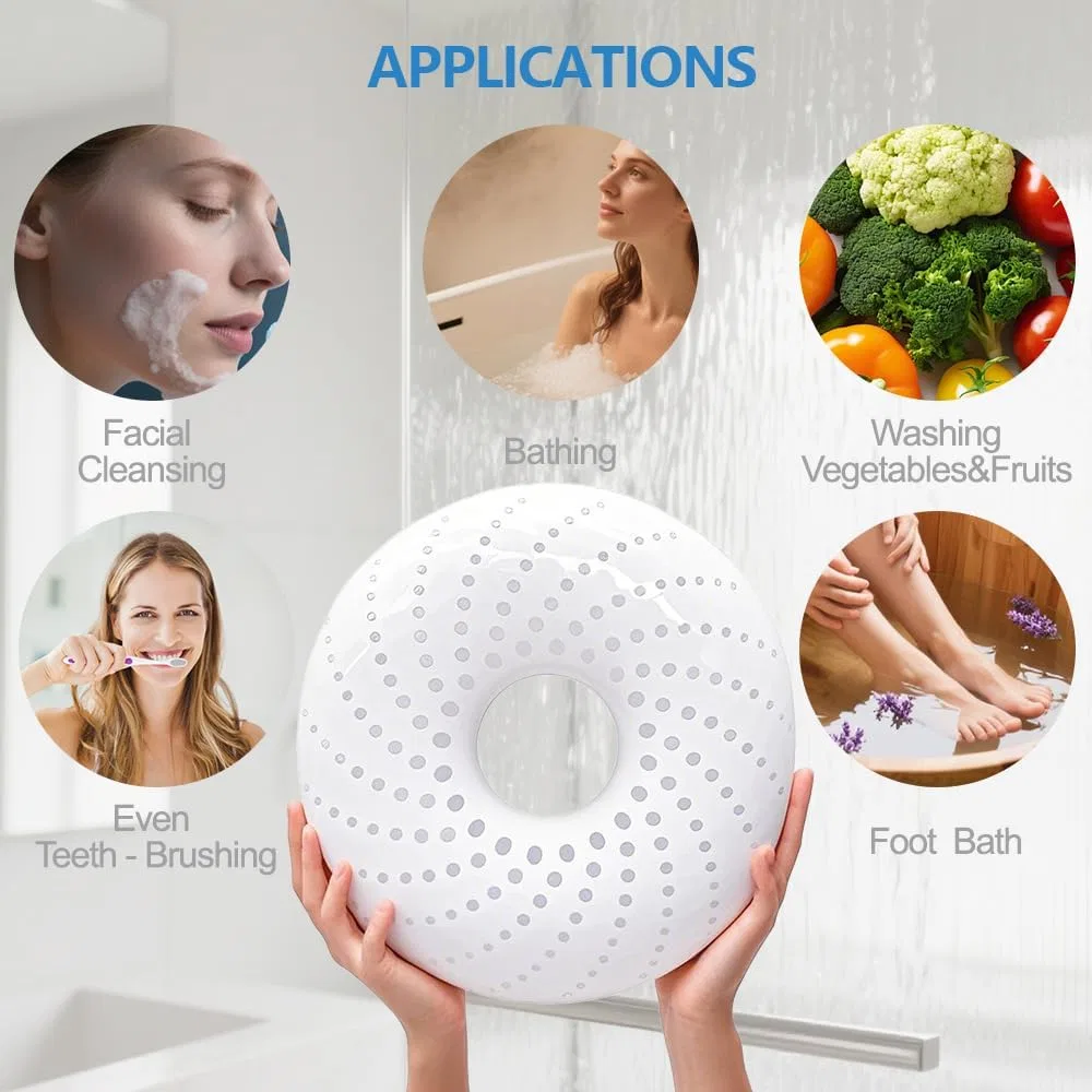 Водородные бомбочки для ванны Nano Bubble Shower Spa Bathtub, натуральный чистый водородный шар для глубокого очищения (розовый) Unosuich, Rose — фото 4