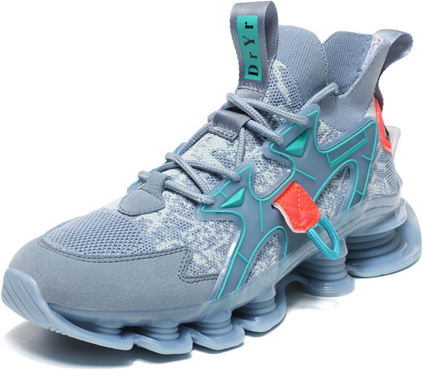 

Кроссовки с амортизацией: легкие, удобные для бега и повседневной носки. Идеальные спортивные мужские обувь Kpdwfms, синий