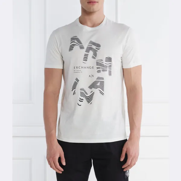 

Футболка стандартного кроя Armani Exchange, белый
