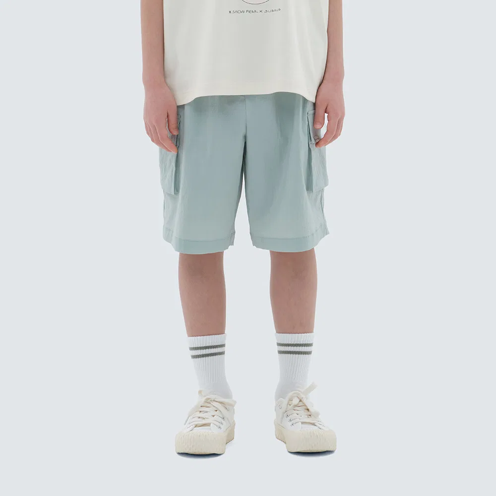 Детские карго-шорты Root Mid Mint от Snowpeak Apparel Kids