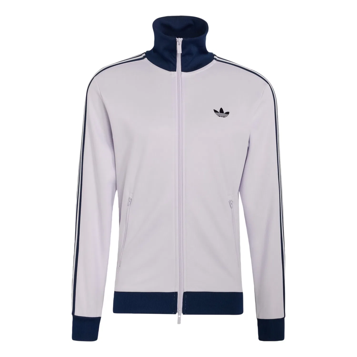 Толстовка на молнии Adidas Originals Classic светло-фиолетового цвета