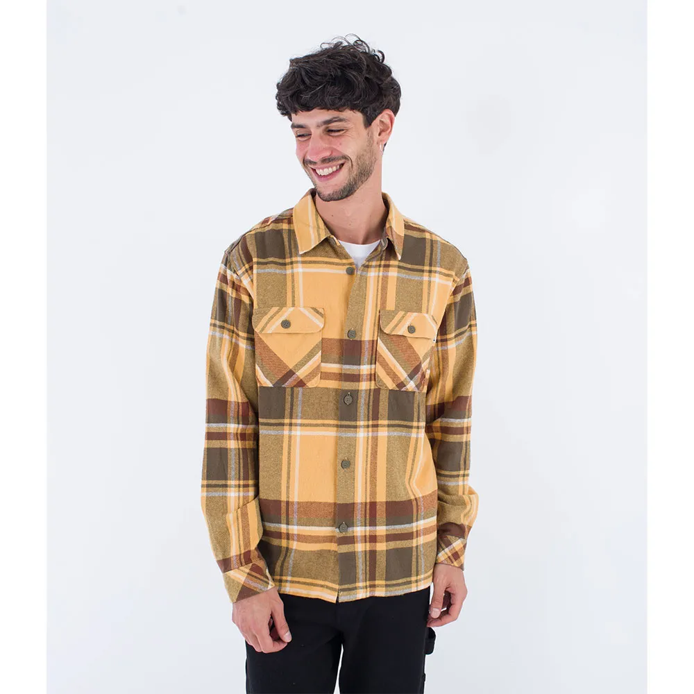 

Рубашка Hurley Santa Cruz Shorline, коричневый