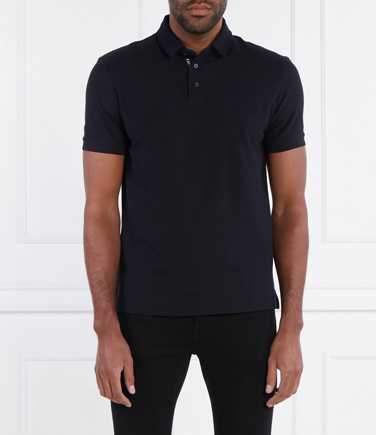 

Поло Emporio Armani Regular Fit, темно-синий