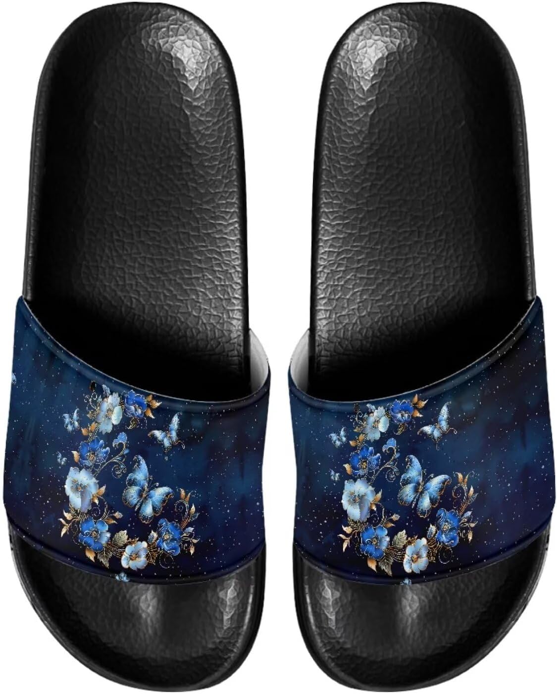 

Женские шлепанцы слайд Нескользящие летние домашние тапочки для девочек Слипоны флип-флоп Judentidos, голубой