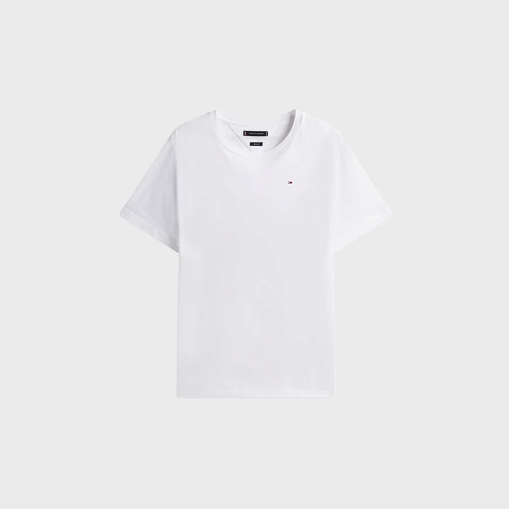 Мужская белая футболка Tommy Hilfiger Seasonal Solid