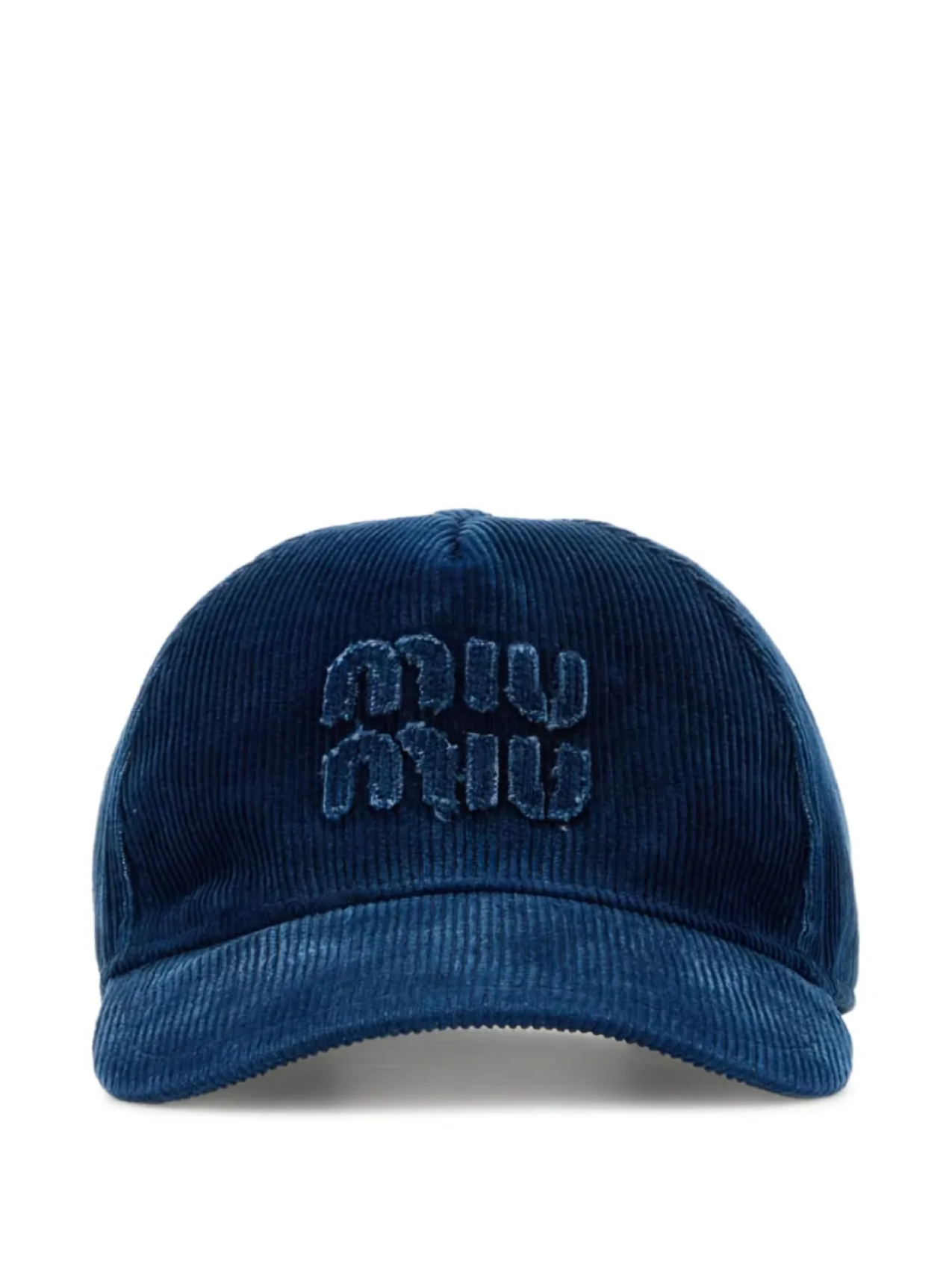 

Вельветовая бейсболка Miu Miu, синий
