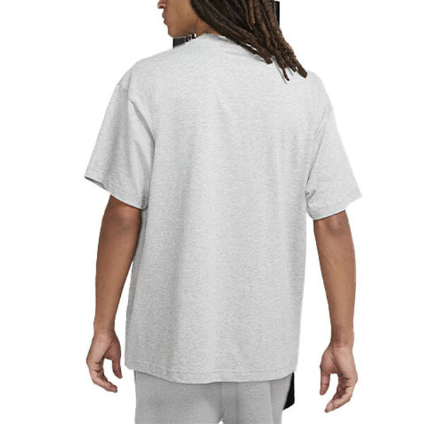 Футболка men's lab solo swoosh basic sports short sleeve dark gray t-shirt Nike, серый — фото 2