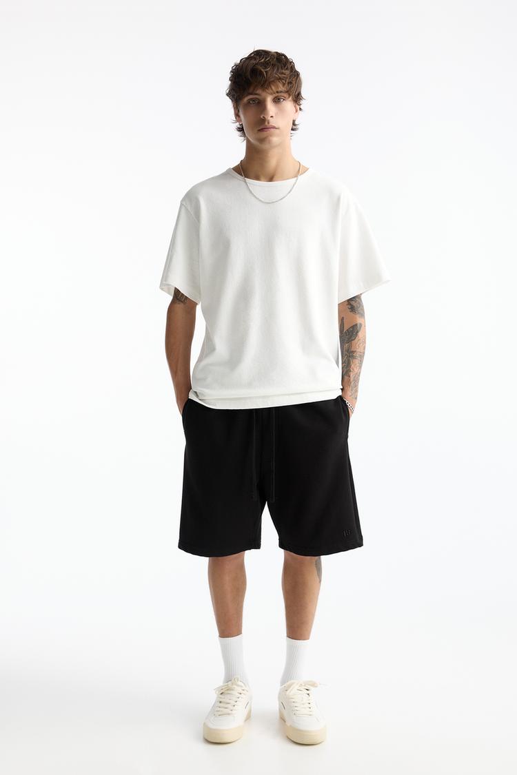 

Шорты-Бермуды для бега Pull And Bear, черный