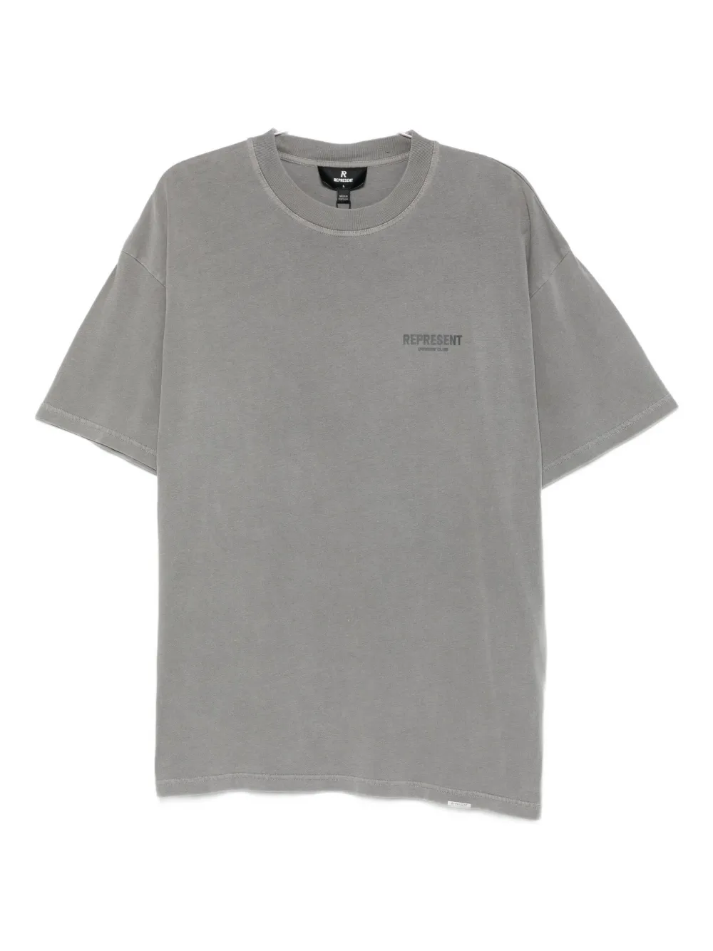 

Футболка с принтом логотипа Represent, серый