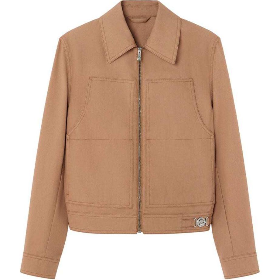 

VERSACE Хлопковая куртка-блузон, Terracotta Brown