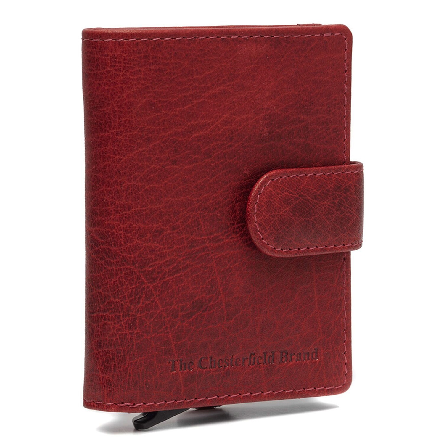 

Кошелек The Chesterfield Brand Antique Buff Kreditkartenetui RFID Schutz Leder 7 см, красный